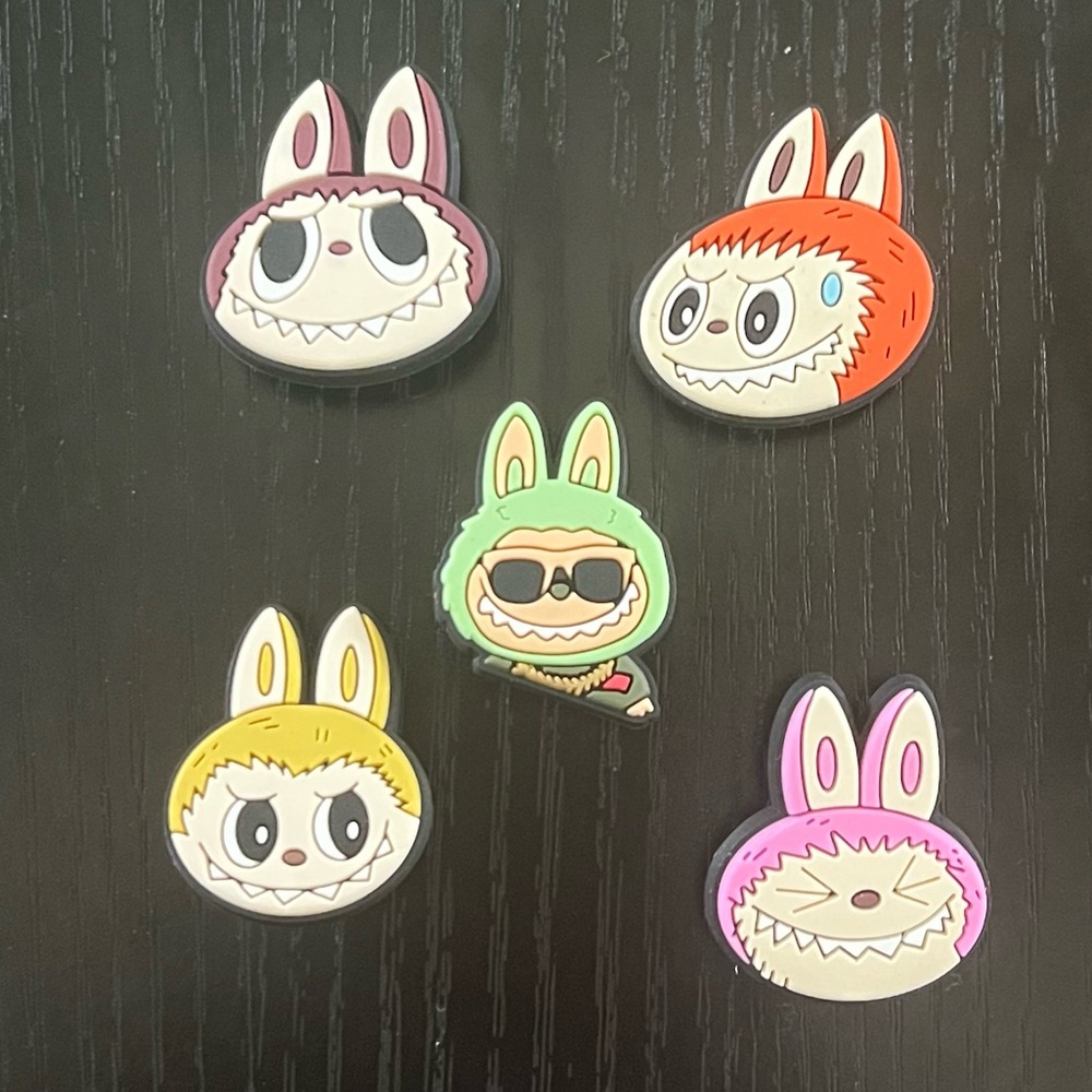 Labubu Croc Charms - You get all 5 of these charms. This is set # 3.